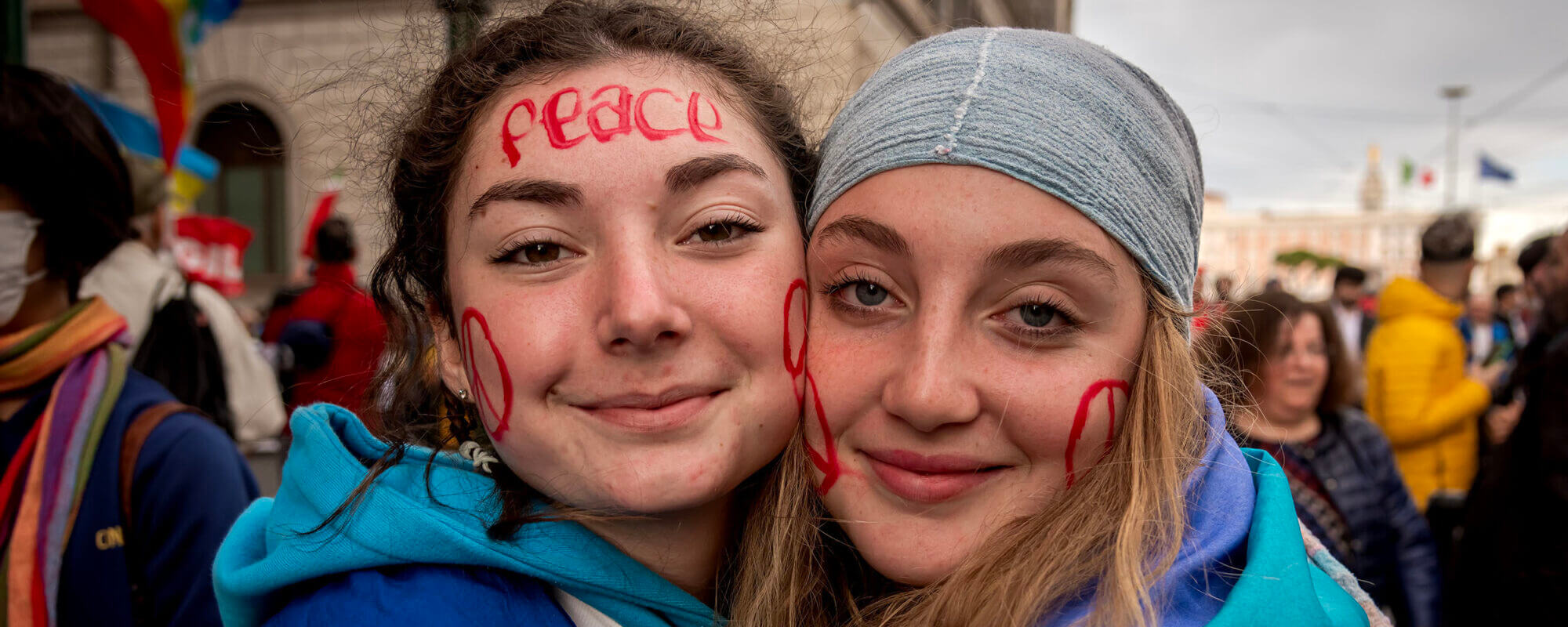 Demonstrators In Rome Call For End To Ukraine War And Nuclear Disarmament